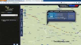 Spot Your Train Live on Map with RailRadar TrainEnquiry com [upl. by Braswell]