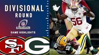 49ers vs Packers Divisional Round Highlights  NFL 2021 [upl. by Erle]