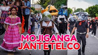 Tradicional Mojiganga en Jantetelco Morelos 2024  llena de colores de magia y creatividad [upl. by Imelida]