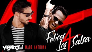 Maluma  Felices los 4 Salsa VersionAudio ft Marc Anthony [upl. by Gordan]