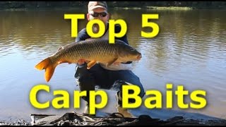 5 Best Carp Baits  How to catch carp with 5 different baits [upl. by Coit]