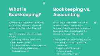 What is Bookkeeping Learn the Difference Between Bookkeeping and Accounting [upl. by Amadas672]