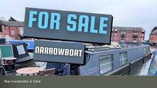 For Sale 70ft Narrowboat live aboard with permanent mooring if required [upl. by Conall]