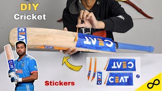 DIY CEAT Cricket bat Stickers  क्रिकेट बैट Restoration [upl. by Gerianne]