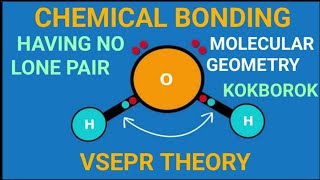 11th CBSE  VALENCE SHELL ELECTRON PAIR REPULSION Theory Chemical Bonding  NO LONE PAIR MOLECULES [upl. by Lien138]