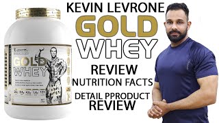 quotKevin Levrone Gold Whey 100 WPC  InDepth Review Nutrition Facts Price  GYMIT اردو  हिंदी [upl. by Aloibaf]