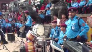 जसो गर जे भनजता सुकै लैजाउ मलाईnepal police school of music performing live  basantapur [upl. by Manvell]