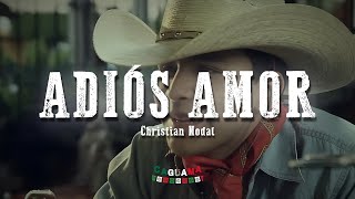 Christian Nodal  Adiós Amor Letra [upl. by Vander993]