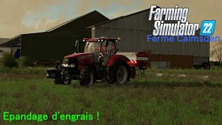 FS22  Épandage dengrais 2022 [upl. by Yrebmik]