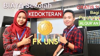 Biaya Kuliah KEDOKTERAN UNS  BEASISWA Penghafal Alquran  Aprelea Noni [upl. by Amalle]