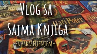 Vlog sa Sajma Knjiga 📚📖 Sa malim zakašnjenjem booklover [upl. by Suolekcin]