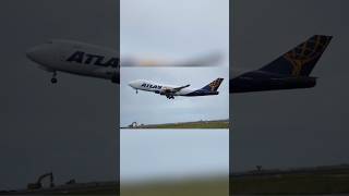 Atlas Air Cargo 747400 takeoff at Honolulu International Airport [upl. by Zanze921]