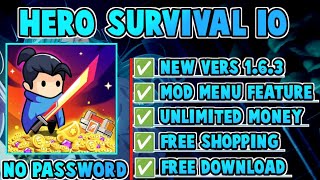 HERO SURVIVAL IO MOD APK 2024 NO PASSWORD [upl. by Ahsal926]