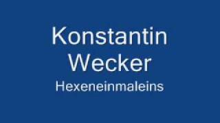 Konstantin Wecker Hexeneinmaleins [upl. by Htezil]