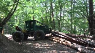 Skidder Timberjack 360 [upl. by Bunting365]