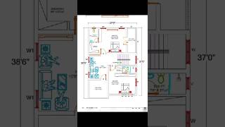 4030 first floor plan duplex house [upl. by Panchito]