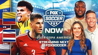 Colombia vs Costa Rica LIVE REACTION  FOX Soccer Now [upl. by Vere445]