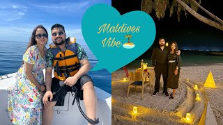 Maldives Moment Part 1  Bits Of Our Honeymoon In Maldives [upl. by Eesdnil]