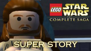 LEGO Star Wars The Complete Saga Phantom Menace Super Story [upl. by Burack158]