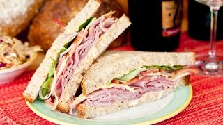 Howto Make Quick amp Delicious Ham Sandwich at Home [upl. by Wonacott]