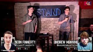 The RoastMasters 52218 Spring Tournament Andrew Manning vs Sean Finnerty [upl. by Airdnax]