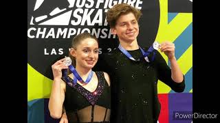 Gage Brown and Oona Brown medal moments [upl. by Ahsemat609]