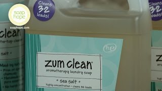 Sea Salt Zum Clean Laundry Soap 32 oz by Indigo Wild  BUY IT AT SOAP HOPE [upl. by Nyrehtac]