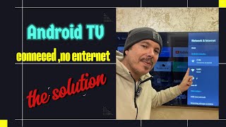 🛑 Android Tv No internet Connection  الحل الصحيح للمشكل العويص [upl. by Areval402]