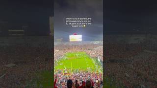 Storming the field is the GREATEST tradition in sports❗️ youtubeshorts collegefootball [upl. by Nailil380]