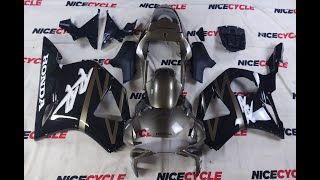 Motorcycle Fairings Kit  20022003 Honda CBR 954RR SilverBlack OE Style Fairings  HNDA36 [upl. by Eardna]