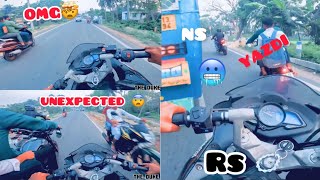 RS VS YEZDI  RS VS YEZDI VS NS stranger  STREET RACE 🔥  OMG MOMENT 🥶 [upl. by Wu]