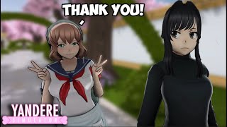 NEW RIVAL AMAI IS OUT BUT I HELP HER  Yandere Simulator [upl. by Toile]