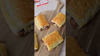 🍫Pain au Chocolat KINDER recettefacile food kinder patisserie [upl. by Ravahs]