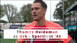 Thomas Heideman sv Urk  Sportlust 46 [upl. by Ahsinrad]