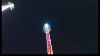 Prater Wien amusement park at night [upl. by Cuthbert]