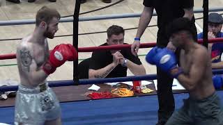 Fight 3  Jonny Hart MMA Clinic v Harjeet Gill LSF Muay Thai [upl. by Elohcim]