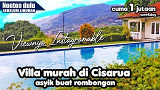 VILLA MURAH DI PUNCAK UNTUK ROMBONGAN DENGAN KOLAM RENANG VIEW BAGUS  VILLA PRATAMA PUNCAK [upl. by Rimidalv]