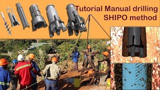 Tutorial manual borehole drilling SHIPO method [upl. by Morra160]