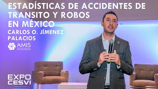 Estadísticas de accidentes de tránsito y robo en México [upl. by Alleciram]