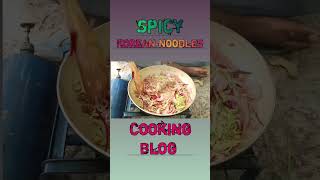 Spicy Korean Noodles Making Blog coockingvlog cooking villfoodcooking [upl. by Drew]