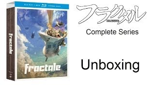 Unboxing Fractale  Complete Series Limited Edition Bluray  DVD Combo Pack HD [upl. by Aihn]