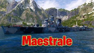 Meet The Maestrale Tier 4 Italian Destroyer World of Warships Legends [upl. by Eislrahc]