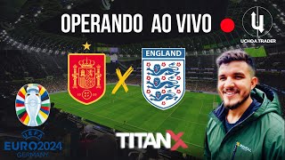 EUROCOPA 2024 ESPANHAX INGLATERRA FINAL AO VIVO TRADER ESPORTIVO PROFISSIONAL [upl. by Auginahs]