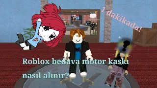 Robloxda bedava motor kaskı nasıl alınır 1 dakikada [upl. by Garson]