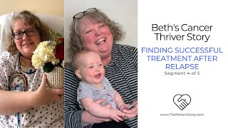 Cancer Survivor Story Finding Treatment After Relapse  Beths Multiple Myeloma Story 4 of 5 [upl. by Paola561]