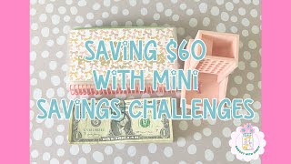 Saving 60 with Mini Savings Challenges  financialfreedom budgetcommunity [upl. by Sucirdor306]