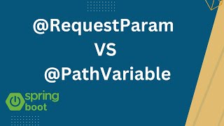 Differences between RequestParam and PathVariable annotations in Spring boot [upl. by Odnomyar]