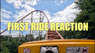 I Rode A Classic Intamin Mega Coaster Expedition GeForce First Ride amp Reaction [upl. by Garretson]