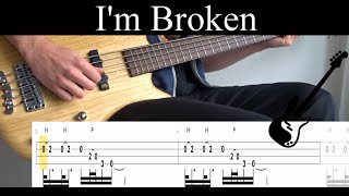 Im Broken Pantera  BASS ONLY Bass Cover With Tabs [upl. by Trish]