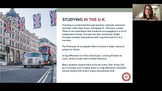 US UK University Information Evening  November 19 2024 [upl. by Iggie]